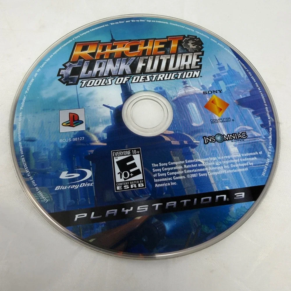Ratchet and Clank Future Tools of Destruction Sony PlayStation 3 PS3 BCUS-98127